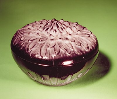 Black glass box, c.1902 by Rene Jules Lalique